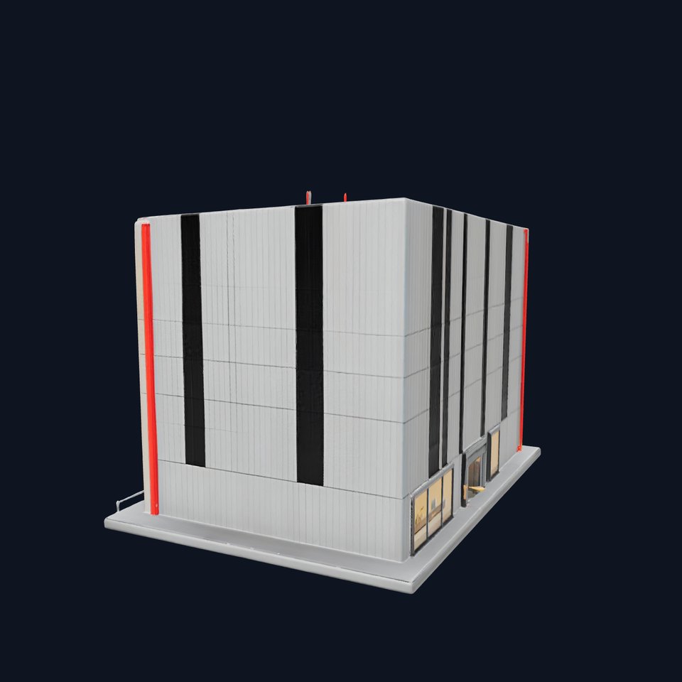 Modern Facade Building model pack